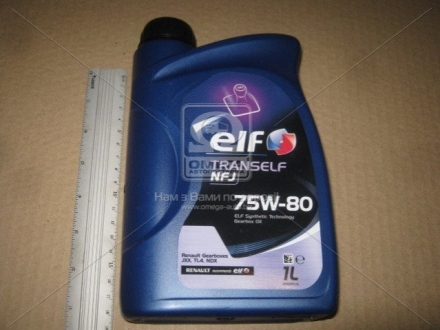 Трансмиссионное масло Tranself NFJ GL-4+ 75W-80 полусинтетическое 1 л ELF 194757 (фото 1)