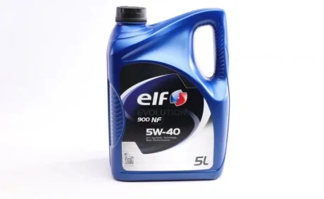 Масло моторне 5W40 EVOLUTION 900 NF (5л.) ELF 194872