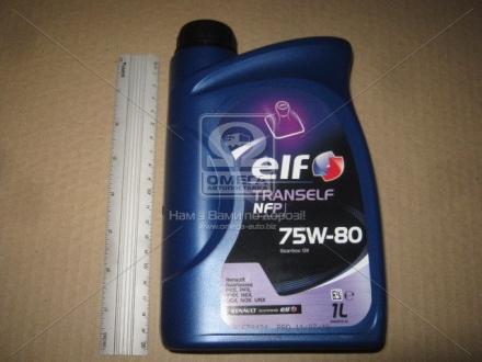 Трансмиссионное масло Tranself NFP GL-4 75W-80 синтетическое 1 л ELF 195003 (фото 1)