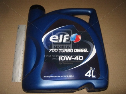 Масло моторное Evolution 700 Turbo Diesel 10W-40 (4 л) ELF 203701 (фото 1)