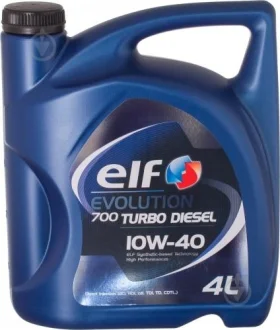 Масло моторное Elf Evolution 700 Turbo Diesel 10W-40 (4 л) ELF 203701
