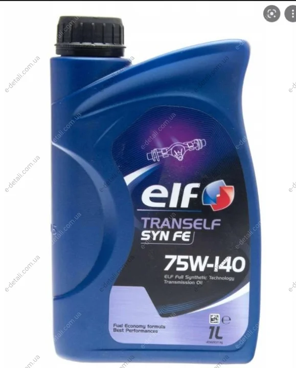 Масло трансмиссии. Tranself SYN FE 75W-140 (Канистра 1л) ELF 213871 (фото 1)