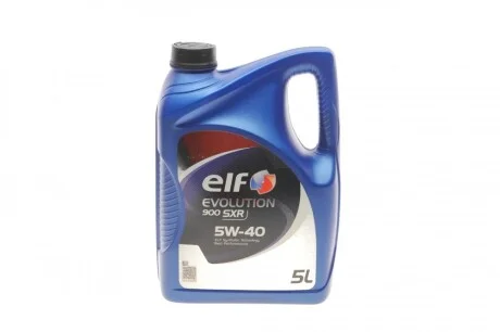 Масло 5W40 Evolution 900 SXR (5L) (458606) (ACEA A3/B4/API SM/RN 0700/RN 0710) ELF 213913