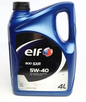 Масло 5W40 Evolution 900 SXR (4L) (ACEA A3/B4/API SM/RN 0700/RN 0710) ELF 213914