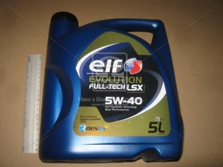 Масла моторные Evolution FULL-TECH LSX 5W-40 (Канистра 5л) ELF 213922