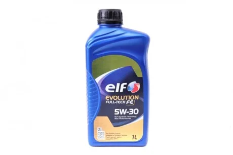 Масло 5W30 Evolution Full-Tech FE (1L) (C4/RN 0720/MB226.51) ELF 213933