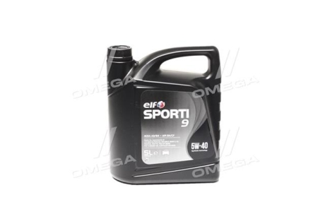 Масла моторные SPORTI 9 5W-40 (Канистра 5л) ELF 214252