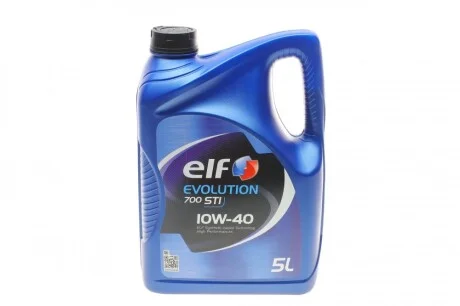 Олива 10W40 Evolution 700 STI (5L) (458478) (ACEA/A3/B4 API/SN/CF VW/501.01)заміна на 214124 ELF 216667