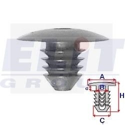 Зажим бампера ELIT R A11888