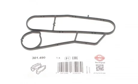 Прокладка радиатора масляного BMW X5 3.0 d 01-03 ELRING 301.490