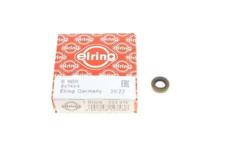 Сальник штока куліси КПП VW (8x14x4) ELRING 322.415
