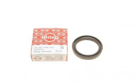 Сальник коленвала (передний) Hyundai Accent/Elantra/Kia Cee'd/Sportage 1.1D-1.7D 05- (41x53x7) ELRING 351.180