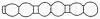 Прокладка коллектора впускного Jeep Grand Cherokee 3.0 CRD V6 4x4 11- ELRING 435.860 (фото 2)