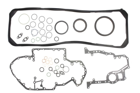 Комплект прокладок блок-картера двигателя. DAF XE250/380/315/340/380. нижний ELRING 498.930