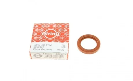 Сальник распредвала Ford Connect 1.8Di/TDCi 02- (28x38x7) ELRING 562.653