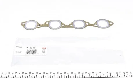 Прокладка коллектора выпускного Opel Astra/Vectra/Kadett/Combo 1.5/1.6/1.7D 80-01 ELRING 577.330