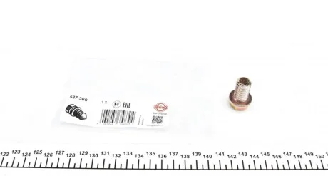 Болт зливу оливи Hyundai Accent/Tucson/Santa Fe/Kia Rio/Cerato 1.1D-2.2D 01- (M14x1.5x23) ELRING 587.360