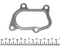 Прокладка труби вихлопної Opel Astra G 2.0 DI/DTI 98-05 ELRING 711.201 (фото 1)