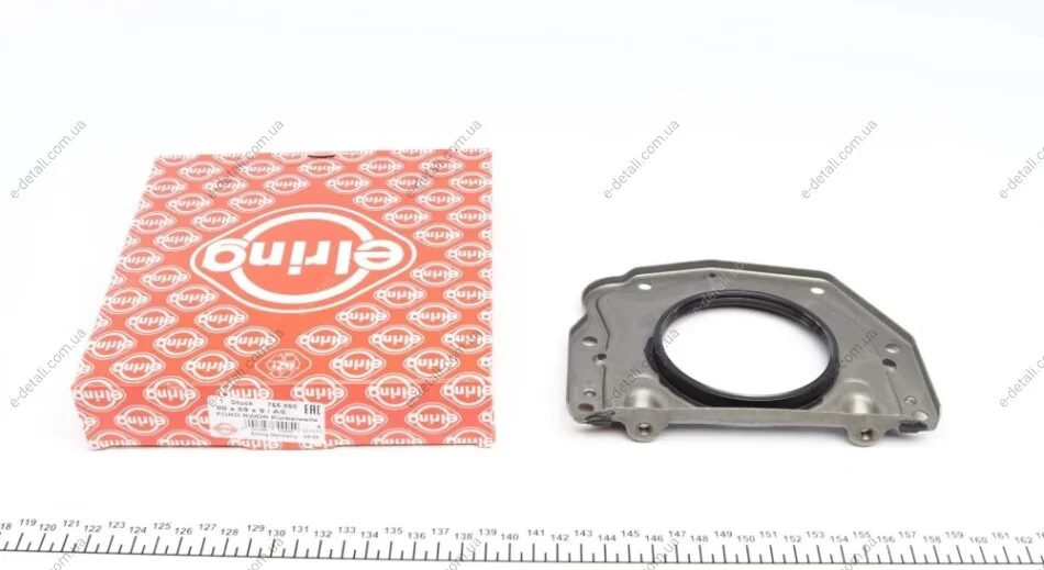 Сальник коленвала (задний) Ford Fiesta/FocusIII/Mondeo/Connect 1.0 12- (d=80mm) ELRING 765.860 (фото 1)