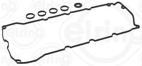 Прокладка кришки клапанів Porsche Cayenne/Panamera 4.8 07- (к-кт) (1-3 циліндр) ELRING 841.531
