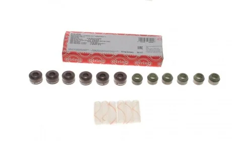 Сальник клапана (впуск/выпуск) MB E-class (W124) 89-93 (к-кт 12шт.) ELRING 914.835