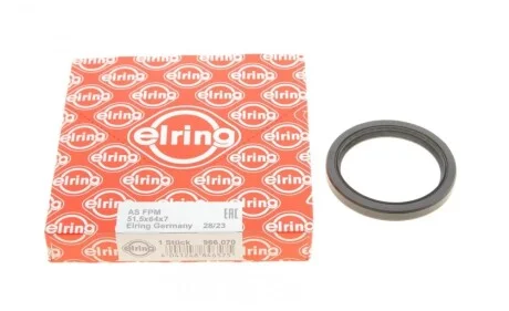 Сальник коленвала (передний) Mazda 3/6/CX-5 2.2D 12- (51.5x64x7) ELRING 966.070