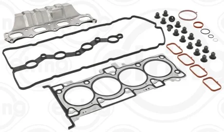 Комплект прокладок, головка блоку MITSUBISHI/PSA 2,4 16V 4B12 від 07.2012 (вир-во Elring) ELRING B34.980
