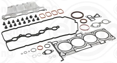 Повний комплект прокладок, двигун MITSUBISHI/PSA 2,4 16V 4B12 від 07.2012 (вир-во Elring) ELRING B34.990