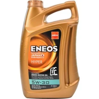 Масло ДВС 5W-30 ENEOS HYPER API SN, ACEA C3, GM Dexos 2, 4л, синт. Eneos EU0030301N