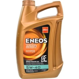 Масло ДВС 5W-40 ENEOS HYPER API SN, ACEA C3, GM Dexos 2, 4л, синт. Eneos EU0031301N