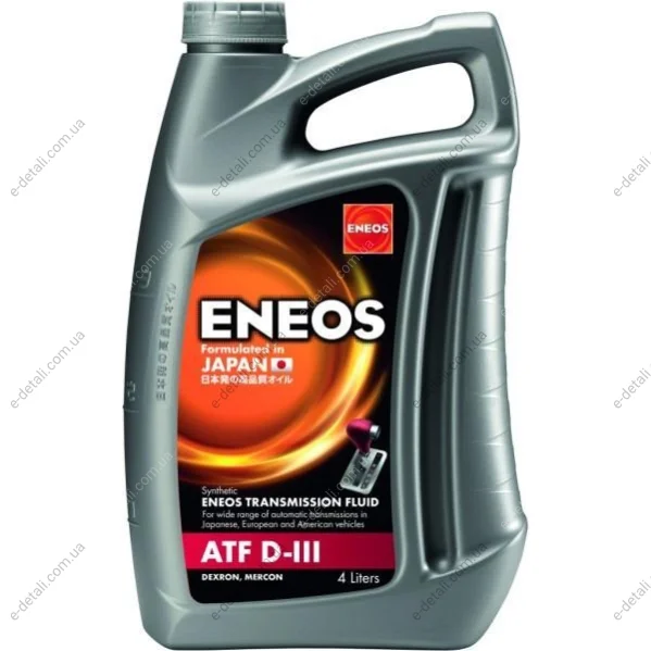 Масло трансмисс. ENEOS ATF D-IIІ Dexron III G/F, 4л, синт. Eneos EU0070301N (фото 1)