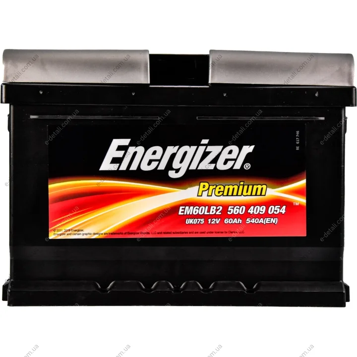 Аккумулятор Prem. Energizer 560 409 054 (фото 1)