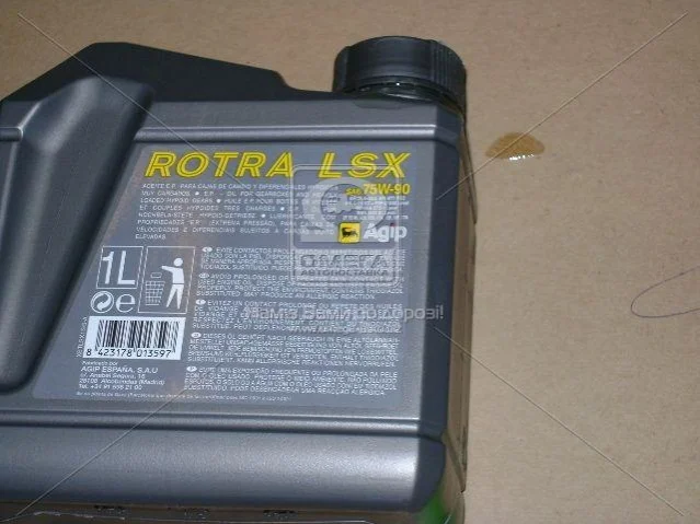 Олива трансміс. ENI ROTRA LSX 75W-90 GL-4, GL-5 (Каністра 1л) Eni 129096 (фото 1)