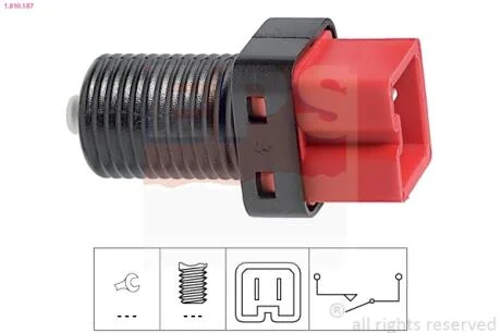CITROEN перемикач STOP-сигналів C3/C5, Peugeot 206/307/607 EPS 1.810.187