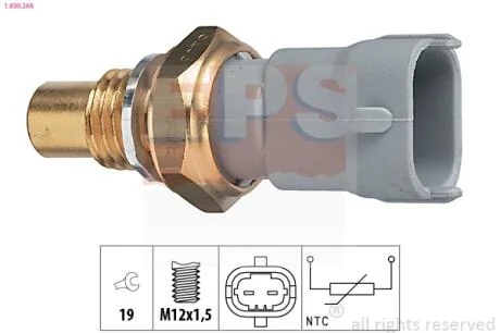 OPEL датчик температури води Vectra B 1.8/2.0 95- EPS 1.830.268