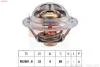 MITSUBISHI термостат Colt II,III,Galant IV,Lancer III,IV,Pajero I 1.2/3.0 EPS 1.880.232S (фото 1)