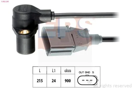 Датчик швидкості обертання вала EPS 1.953.241