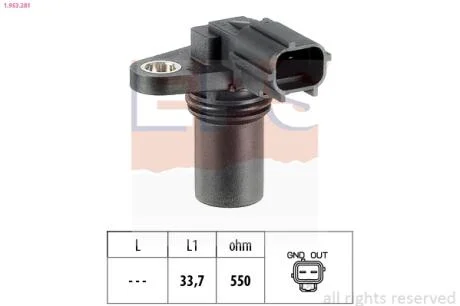 Датчик швидкості обертання вала EPS 1.953.281