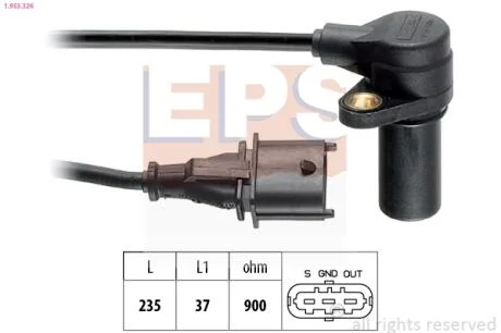 Датчик швидкості обертання вала EPS 1.953.326