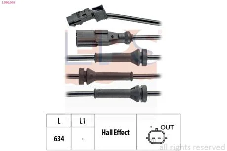 Датчик ABS EPS 1.960.056