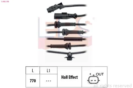 Датчик ABS EPS 1.960.148