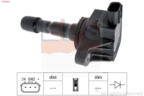 HONDA котушка запалювання Civic VIII,IX 1.4 08- EPS 1.970.603