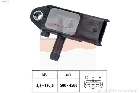 Датчик тиску вихлопних газів EPS 1.993.273