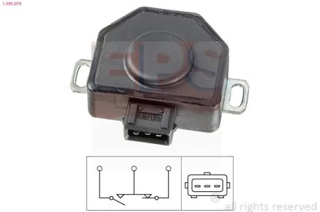 BMW датчик дросельної заслонки E30,28,34,Citroen BX,ZX,Renault 19,21,25,Espace,Trafic,Volvo 340-940 EPS 1.995.079