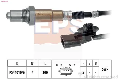 RENAULT Лямбда-зонд SANDERO/STEPWAY I 1.4/1.6 07-, INFINITI Q50 50 Red 15- EPS 1.998.132