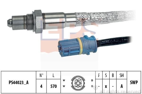 BMW Лямбда-зонд 1 (E81) 130 i 06-11, 3 (E90) 325 i 07-11, X1 (E84) xDrive 25 i 10-11 EPS 1.998.325 (фото 1)