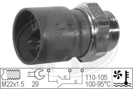 Датчик вмикання вентилятора ERA 330302 (фото 1)