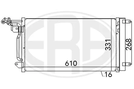 Радиатор ERA 667026