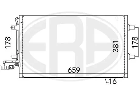 Радиатор ERA 667027
