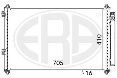 Радіатор ERA 667057